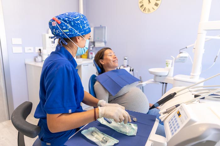 dal dentista in gravidanza andorno